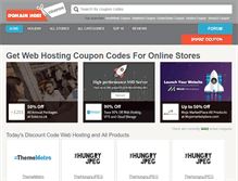 Tablet Screenshot of domainhostcoupon.com
